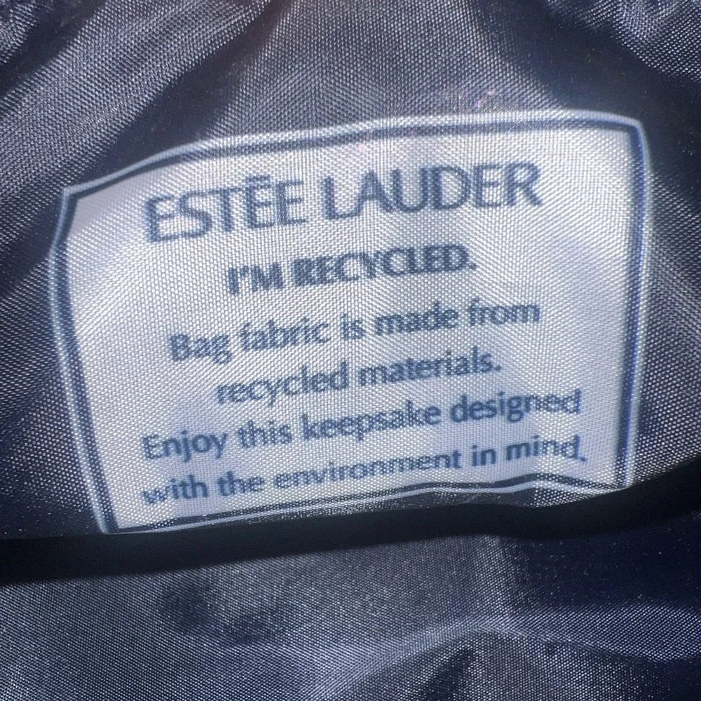 Estee Lauder Limited Edition 2 Zip Compartment Makeup Bag, 8